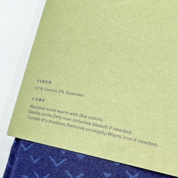 Goodfellow & Co Navy Two Piece Pajama Set - Picture 4 of 5